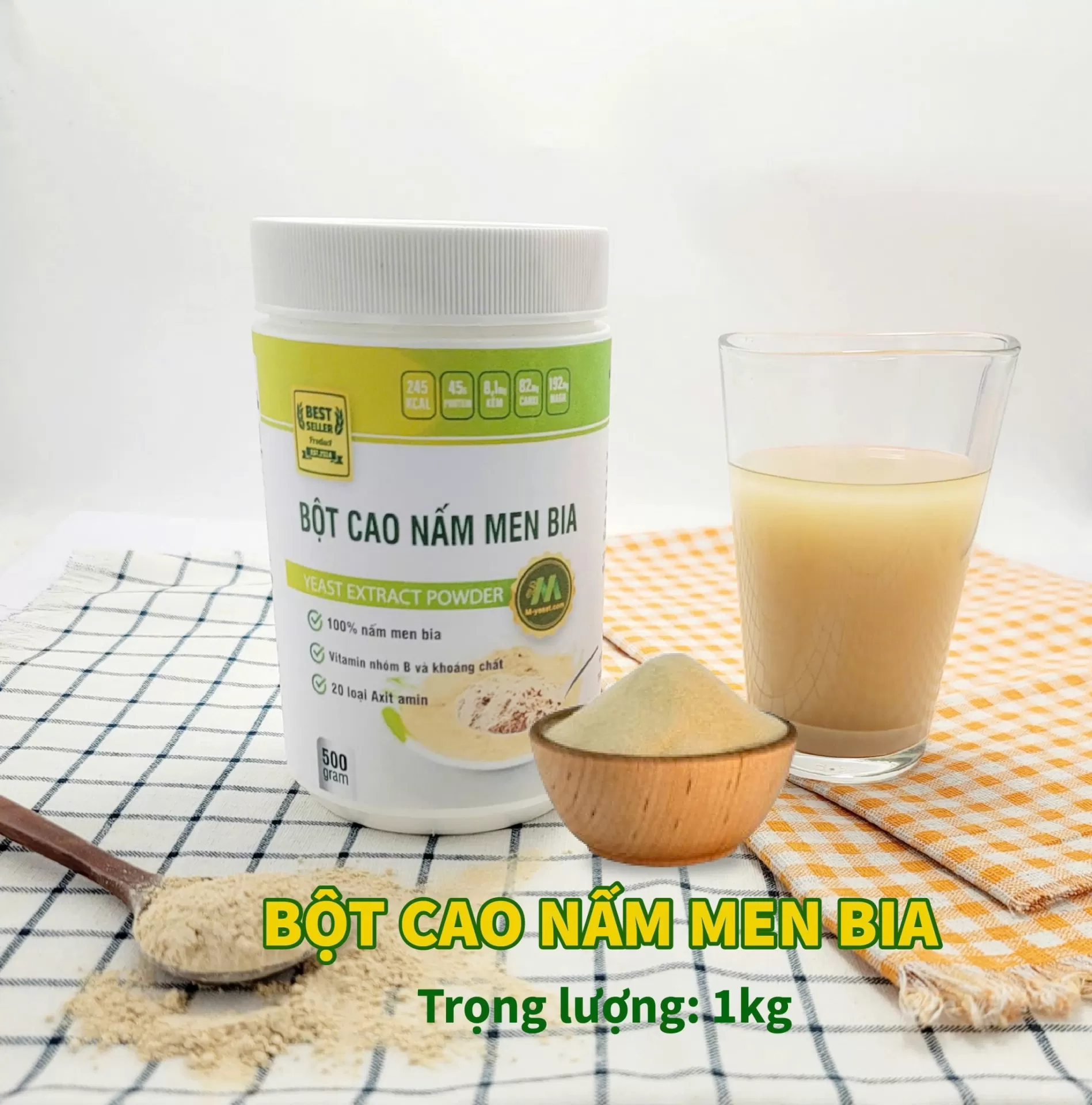 Bột cao nấm men 1 kg