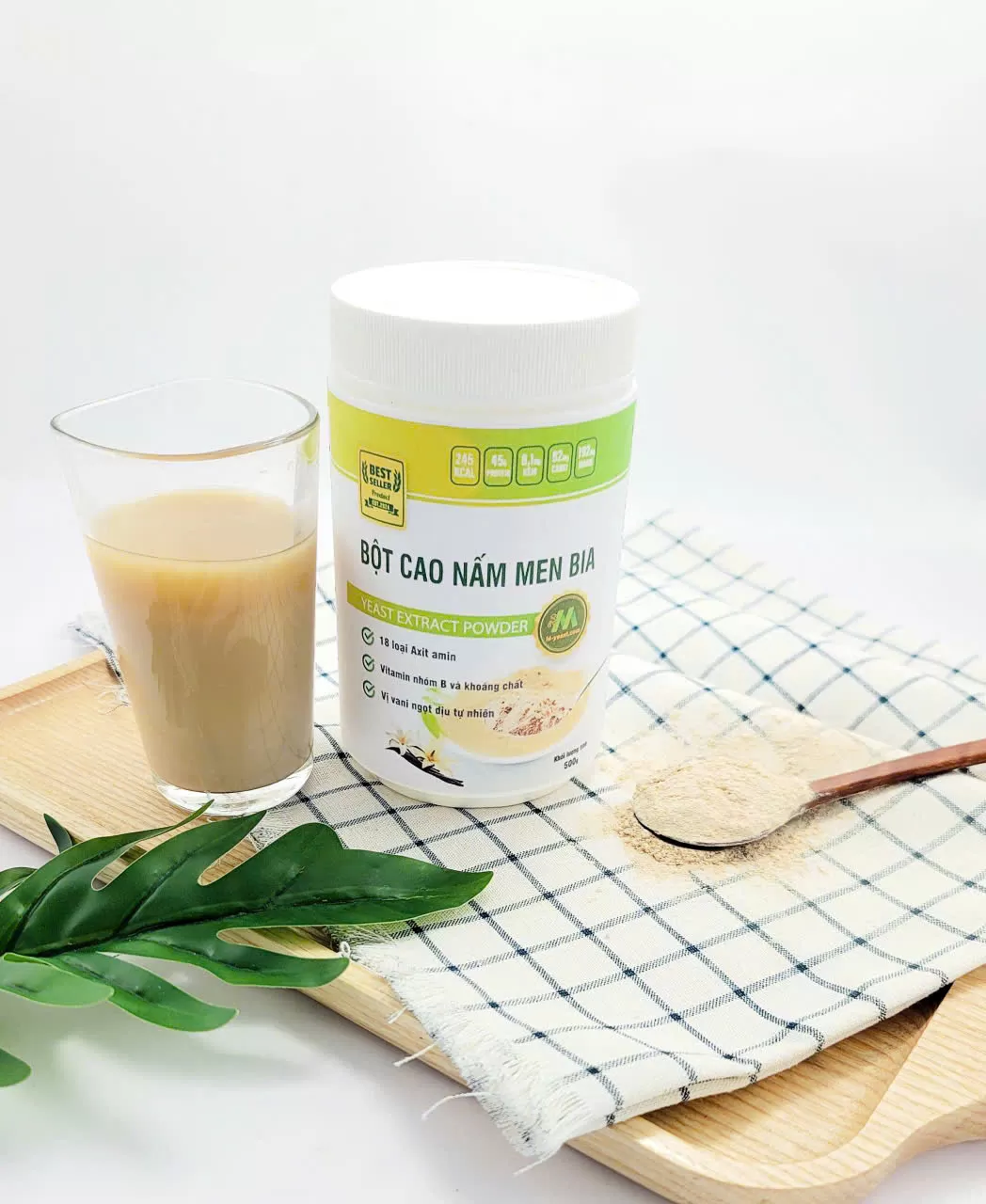 Bột cao nấm men vị vani 500g
