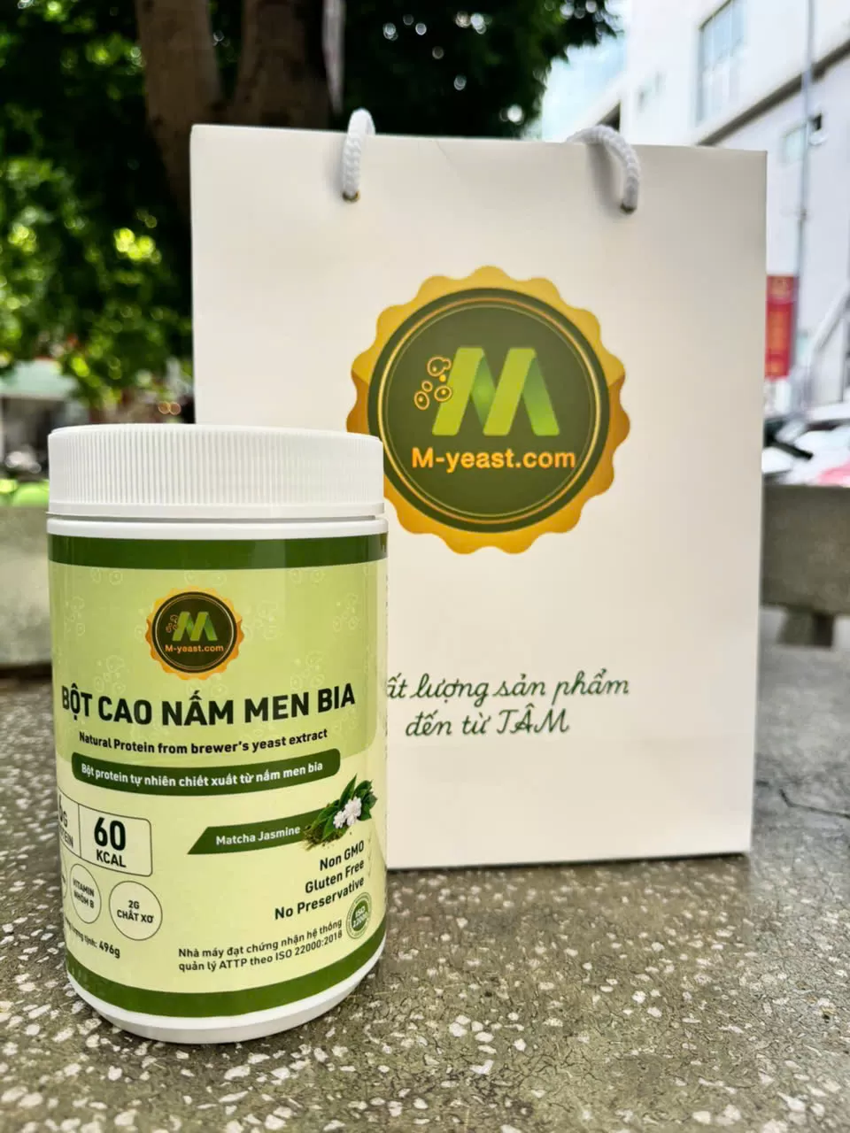 Bột nấm men trà xanh 496g