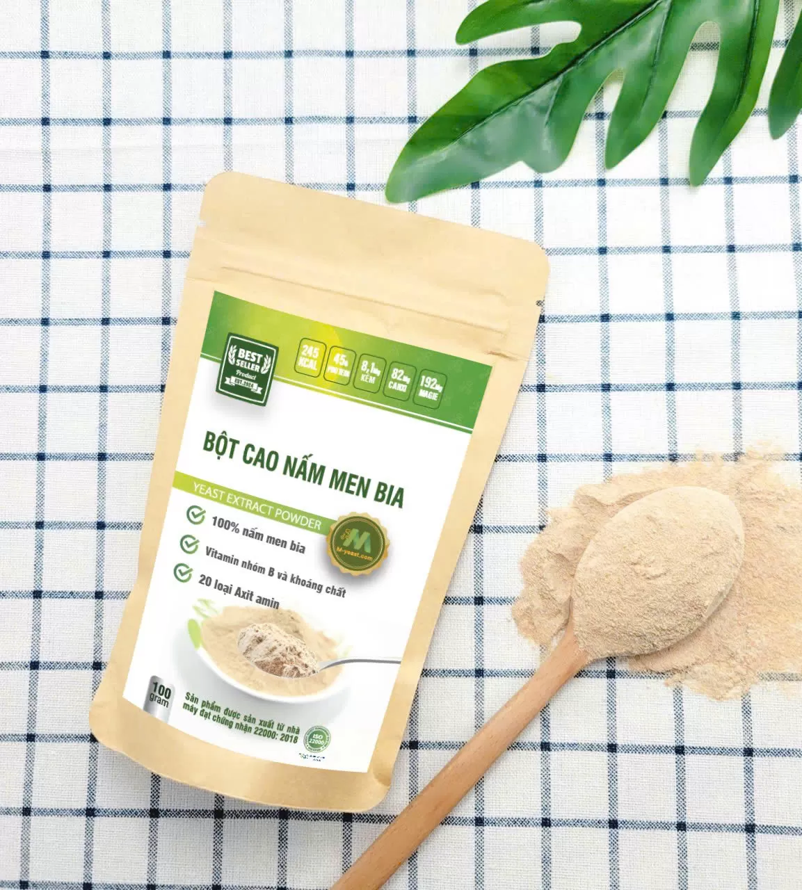 Bột cao nấm men 100g
