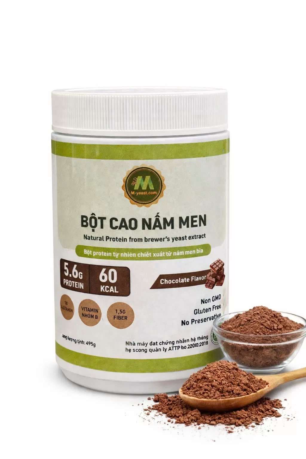 Bột cao nấm men vị sô-cô-la 500g