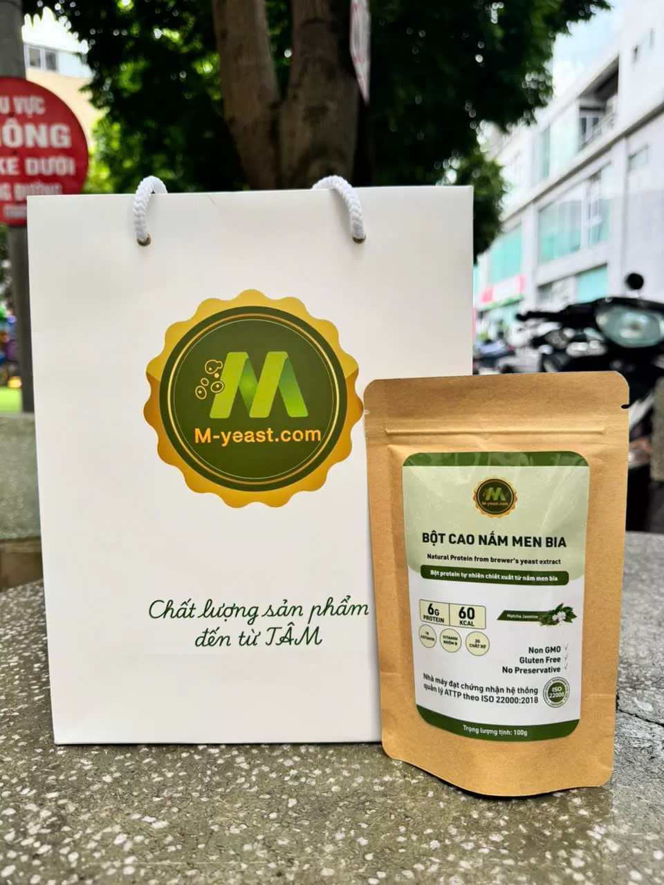 Bột nấm men bia trà xanh 100g