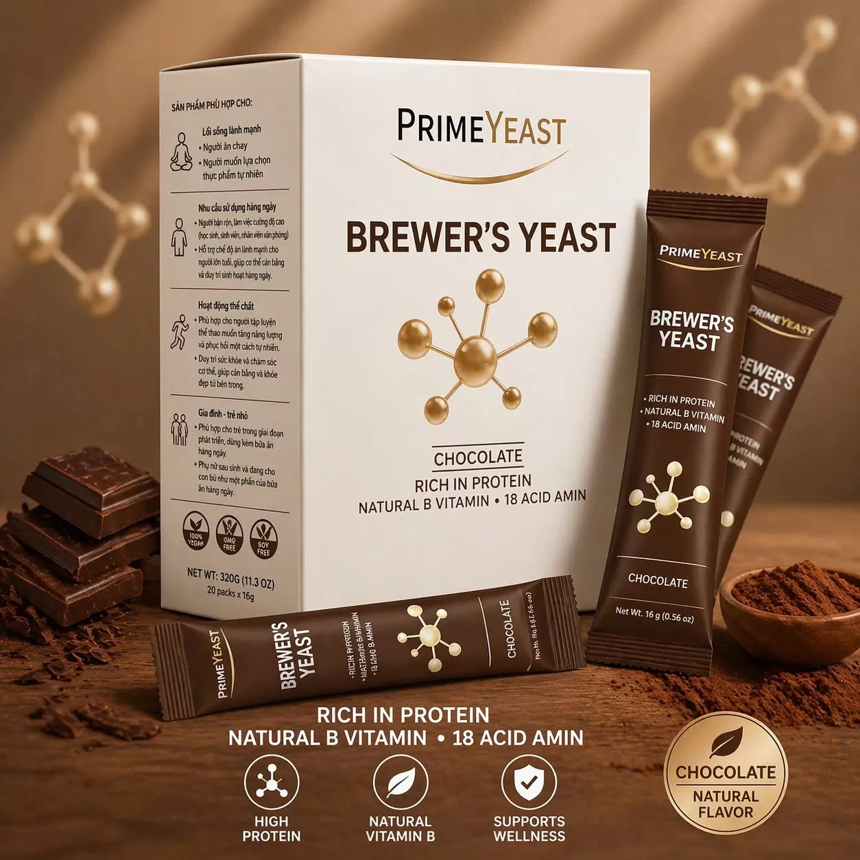 Bột cao nấm men bia - PrimeYeast
