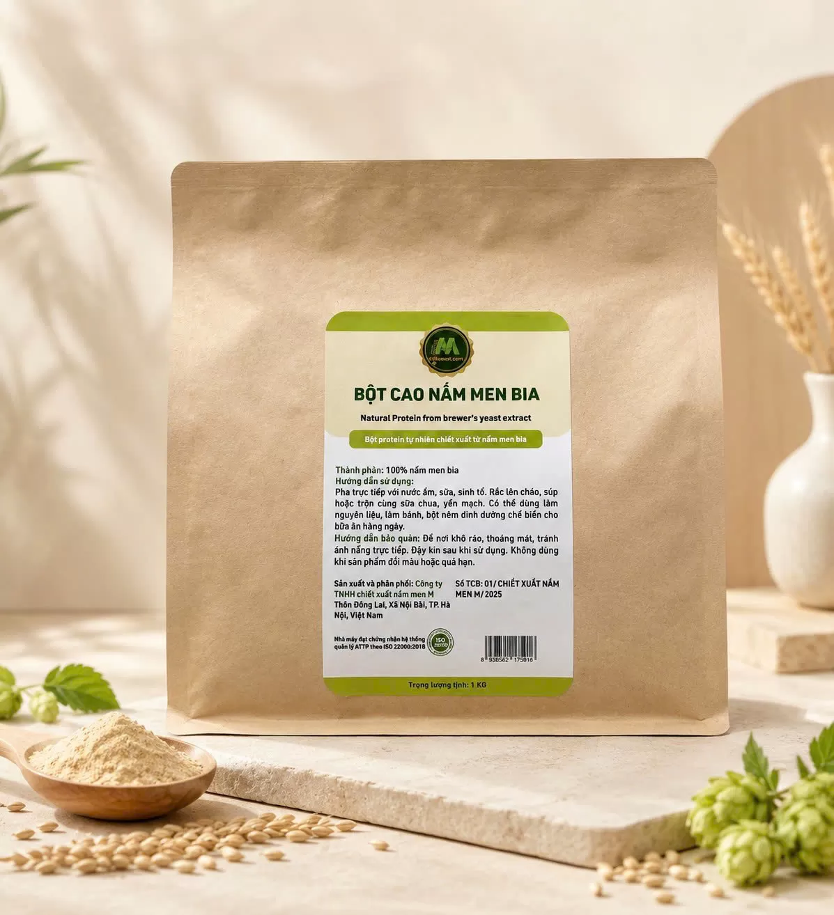Bột cao nấm men nguyên chất 1kg