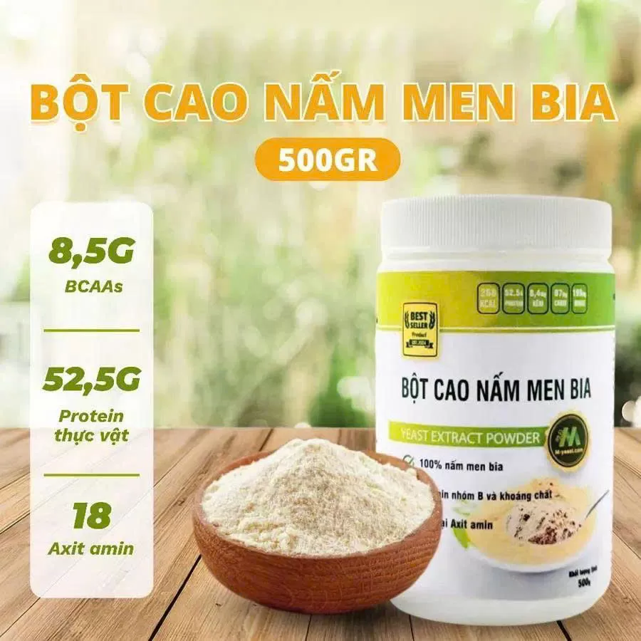 Bôt cao nấm men 500g