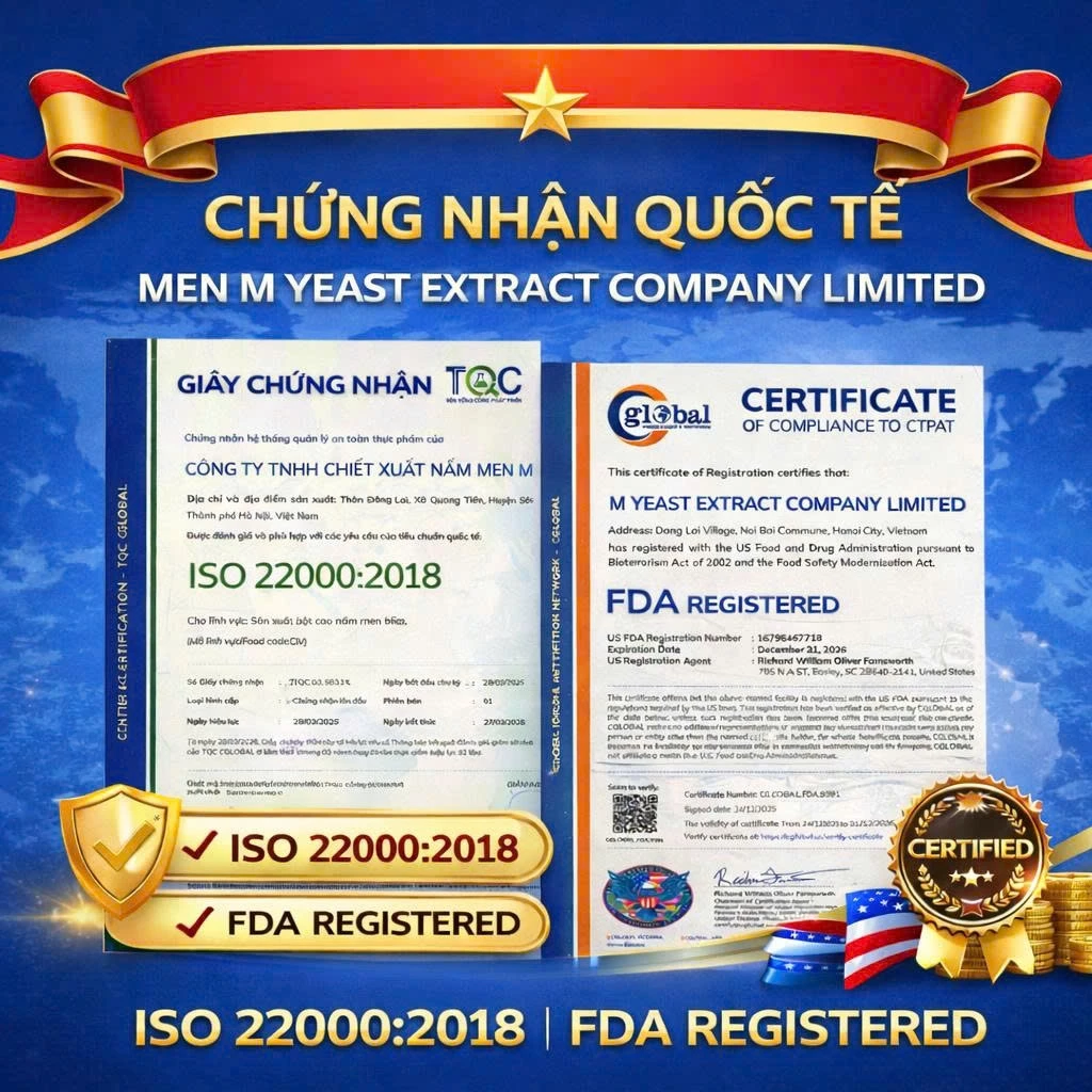 Bột cao nấm men vị sô-cô-la 500g